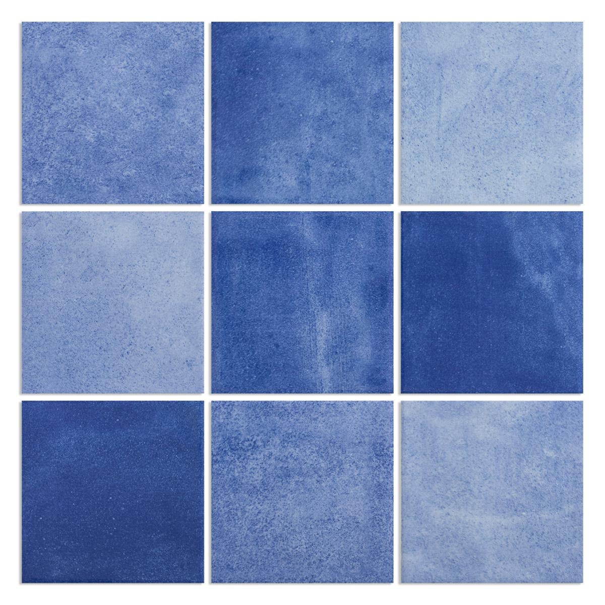 Gres Porcelánico Noronha Safira Celeste/Azul Brillante - 30X30 cm - 1.62 m2