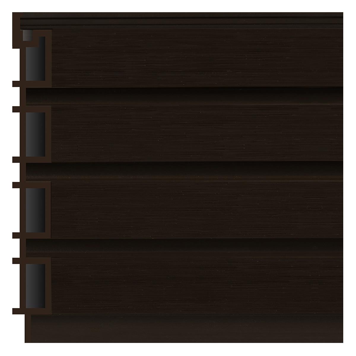 Wall Panel Exterior Rose Wood Marrón Oscuro - 21.9X290 cm