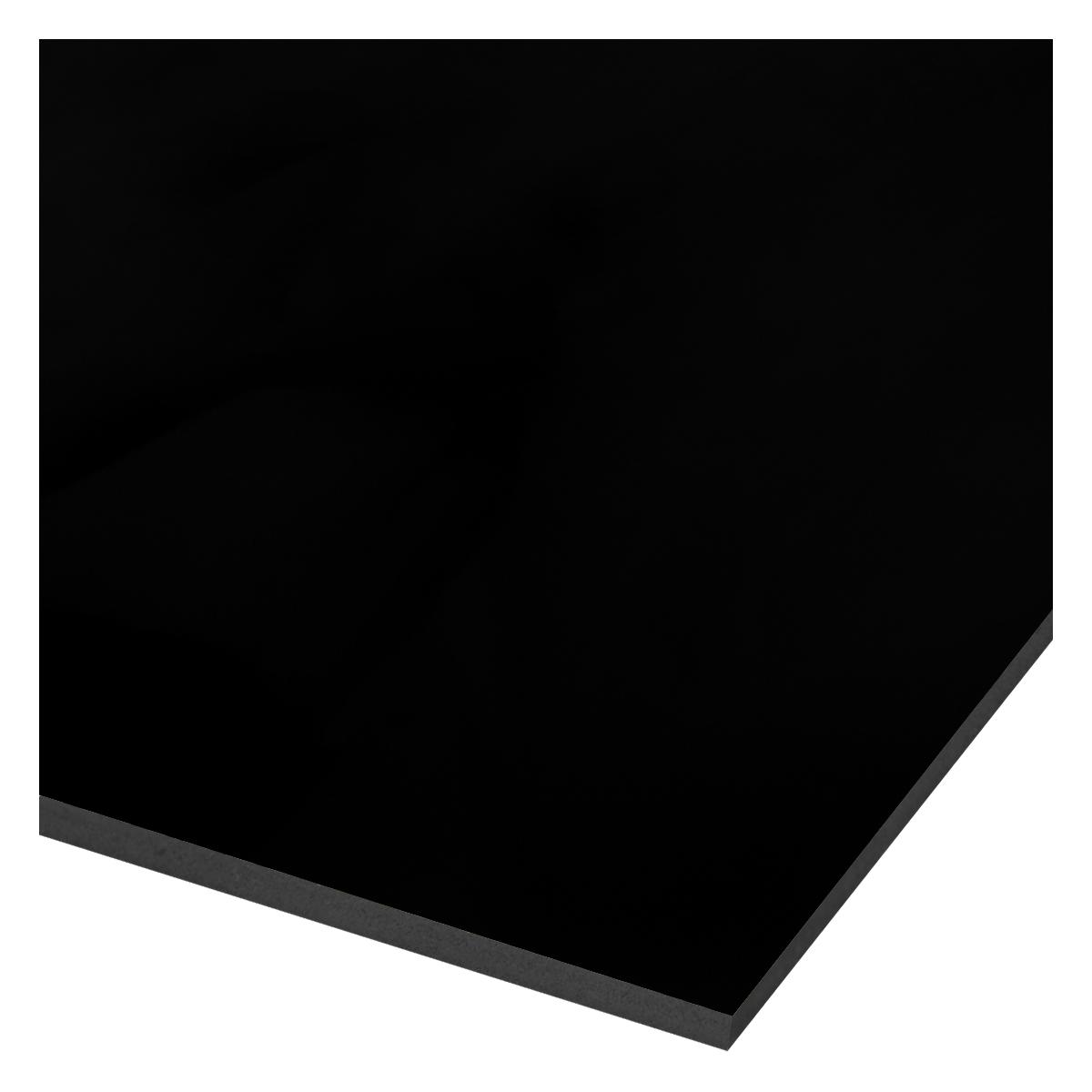 Porcelanato Unicolor Nanometrico Negro Pulido - 60X60 cm - 1.44 m2