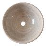 Bowl Elíptica Panal Para Sobreponer - Gris