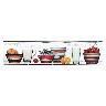 Listelo Chelsea Blanco Brillante - 17X60 cm - 1 pza