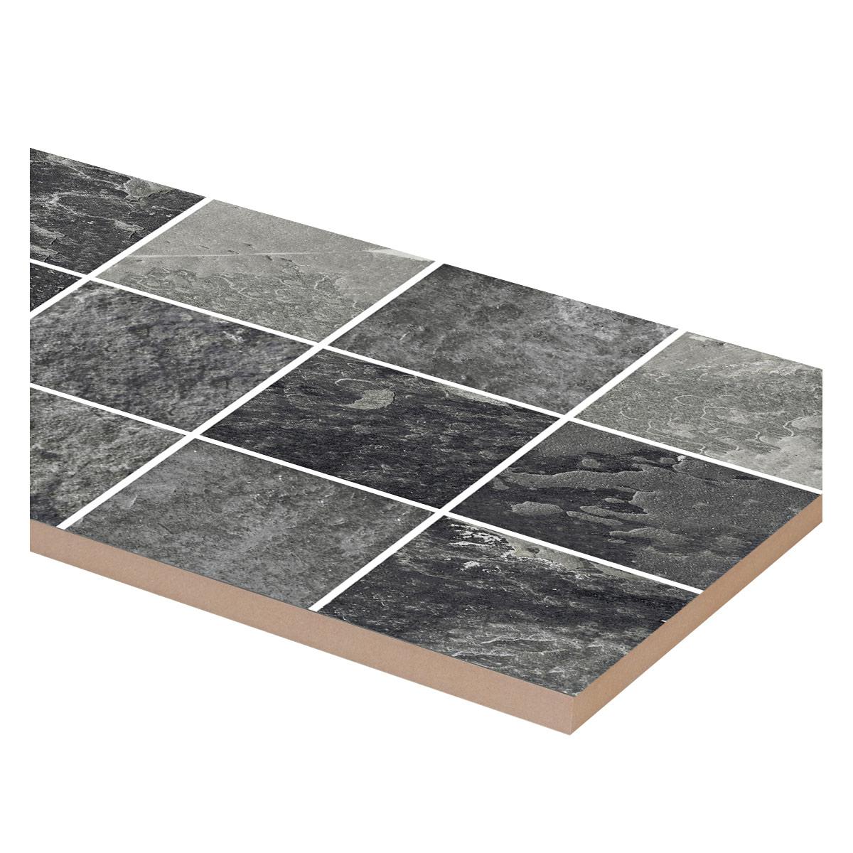 Gres Porcelánico Ardosia Black Mesh Mate - 10 x 10 cm - 1.92 m2