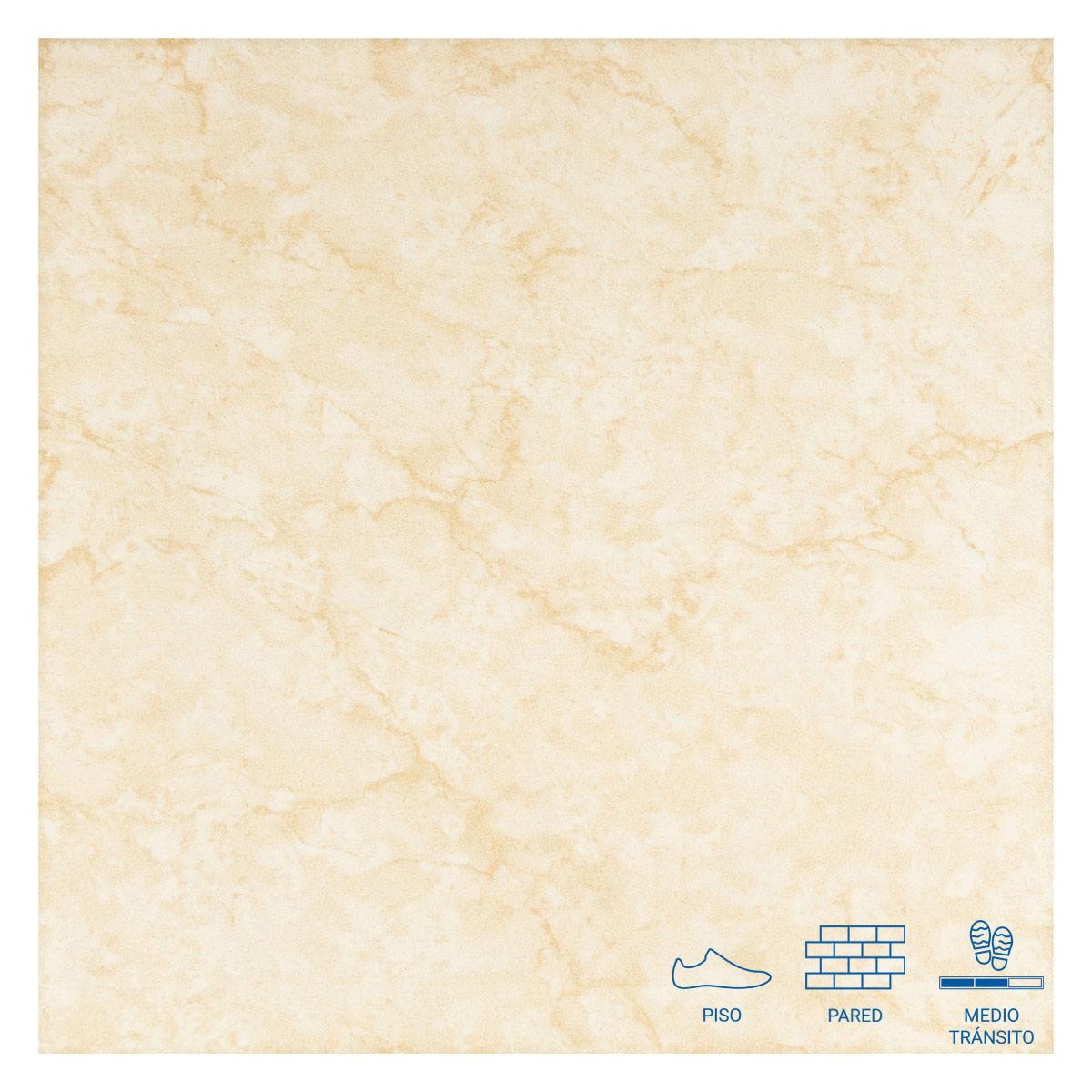 Piso Atenas Marfil Semi Mate - 45X45 cm - 2.23 m2