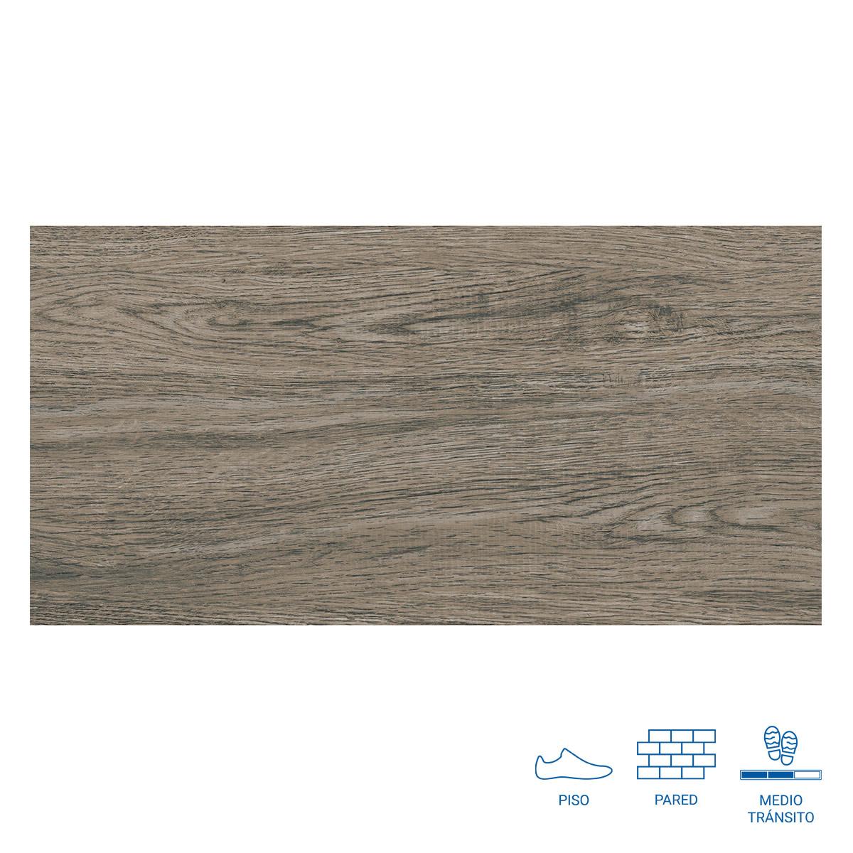 Piso Larice Nogal Mate - 30X60 cm - 1.62 m2