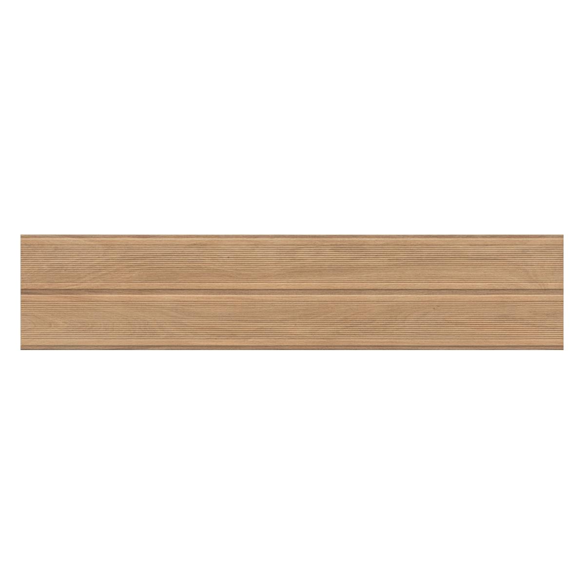 Porcelanato Bali Deck Camel Mate Rectificado - 19 x 90 cm - 1.54 m2
