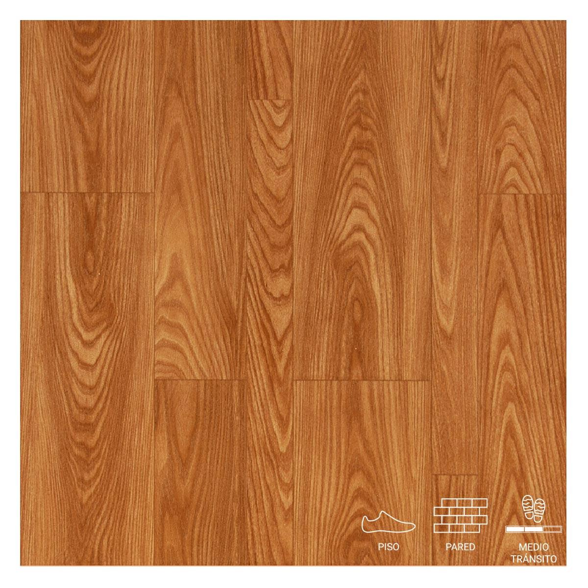 Piso Sechura Madera Natural Brillante - 45X45 cm - 2.23 m2