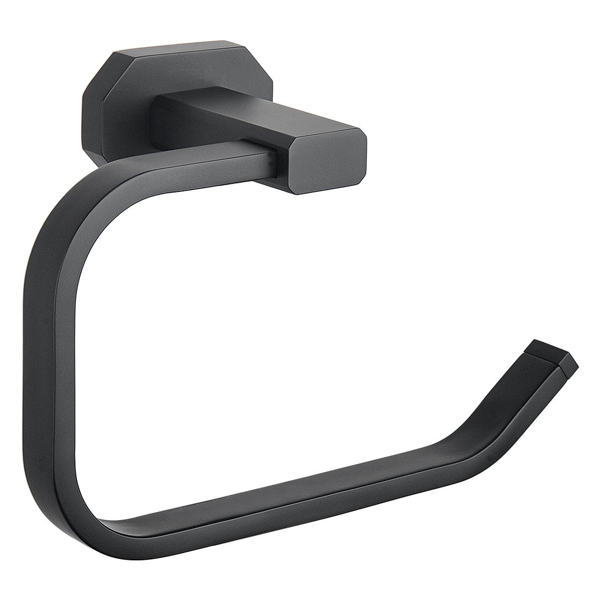 Porta Rollo Oxford Para Baño - Negro