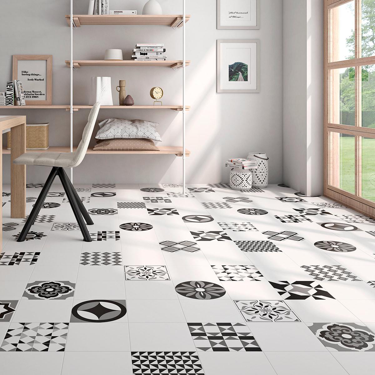 Porcelanato Mugat Blanco Mate - 22.3X22.3 cm - 1.00 m2