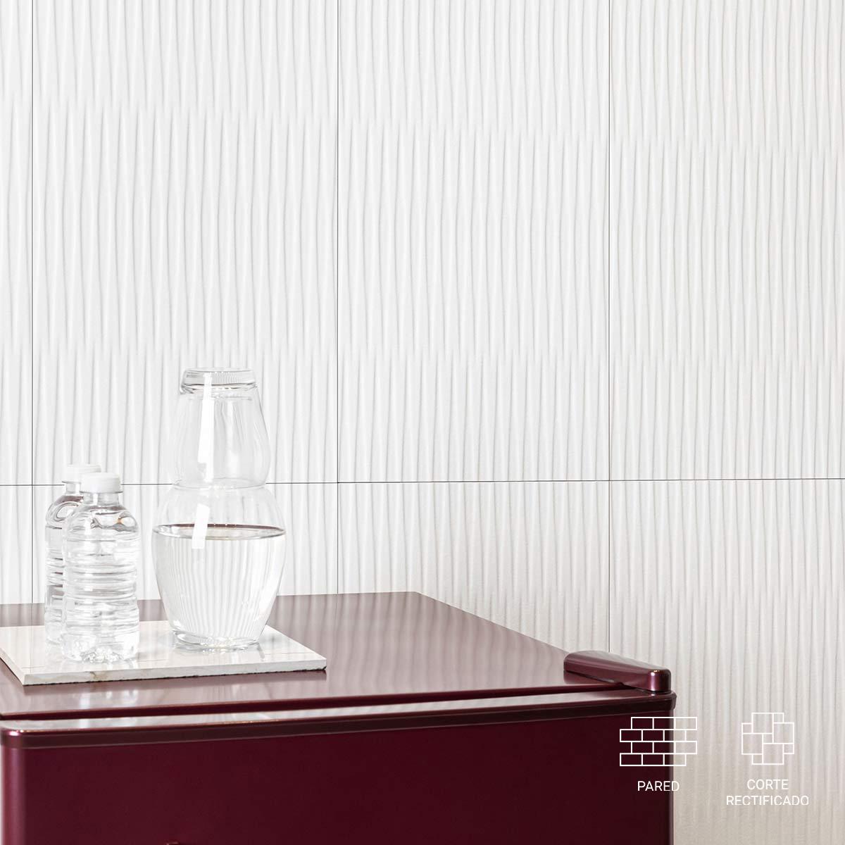 Mayólica Atena Blanco - 30X90 cm - 1.62 m2