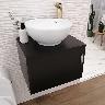 Mueble Para Baño Makalu - Negro/Blanco