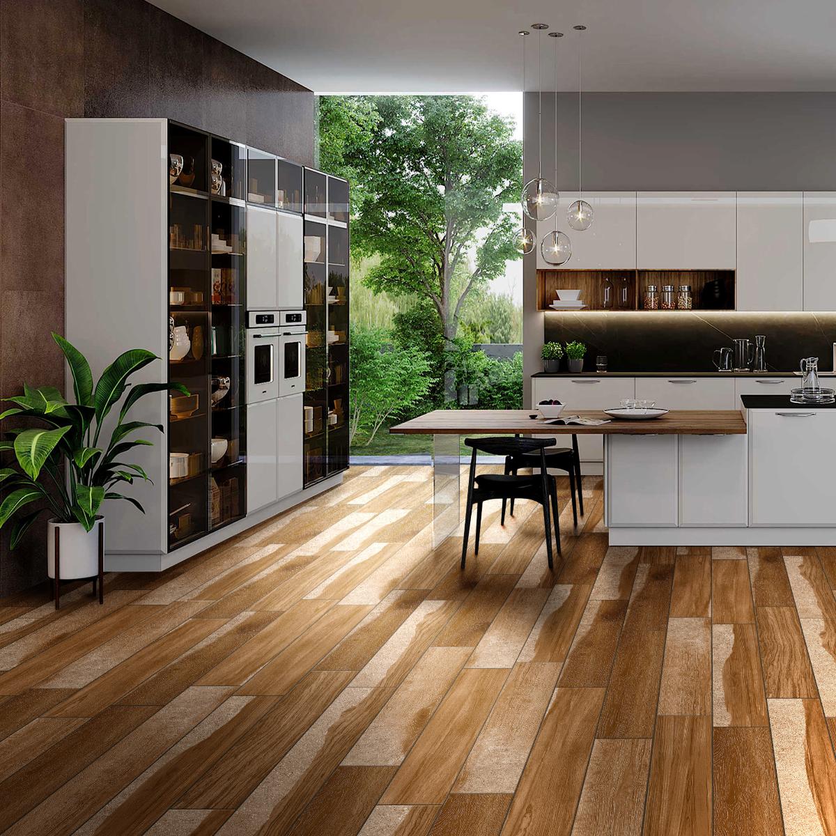Porcelanato Mix Wood Beige Mate - 20X120 cm - 1.20 m2