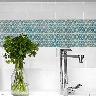 Listelo Bricks Triada Turquesa - 7.5X15 cm