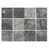 Gres Porcelánico Ardosia Black Mesh Mate - 10 x 10 cm - 1.92 m2