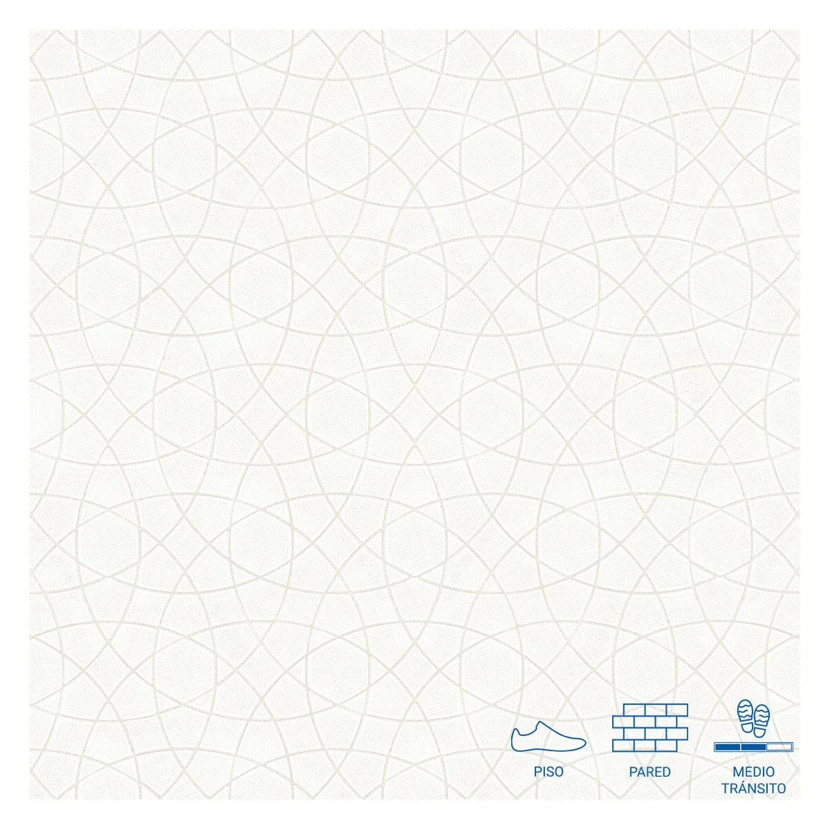 Piso Piave Blanco Brillante - 45X45 cm - 2.03 m2