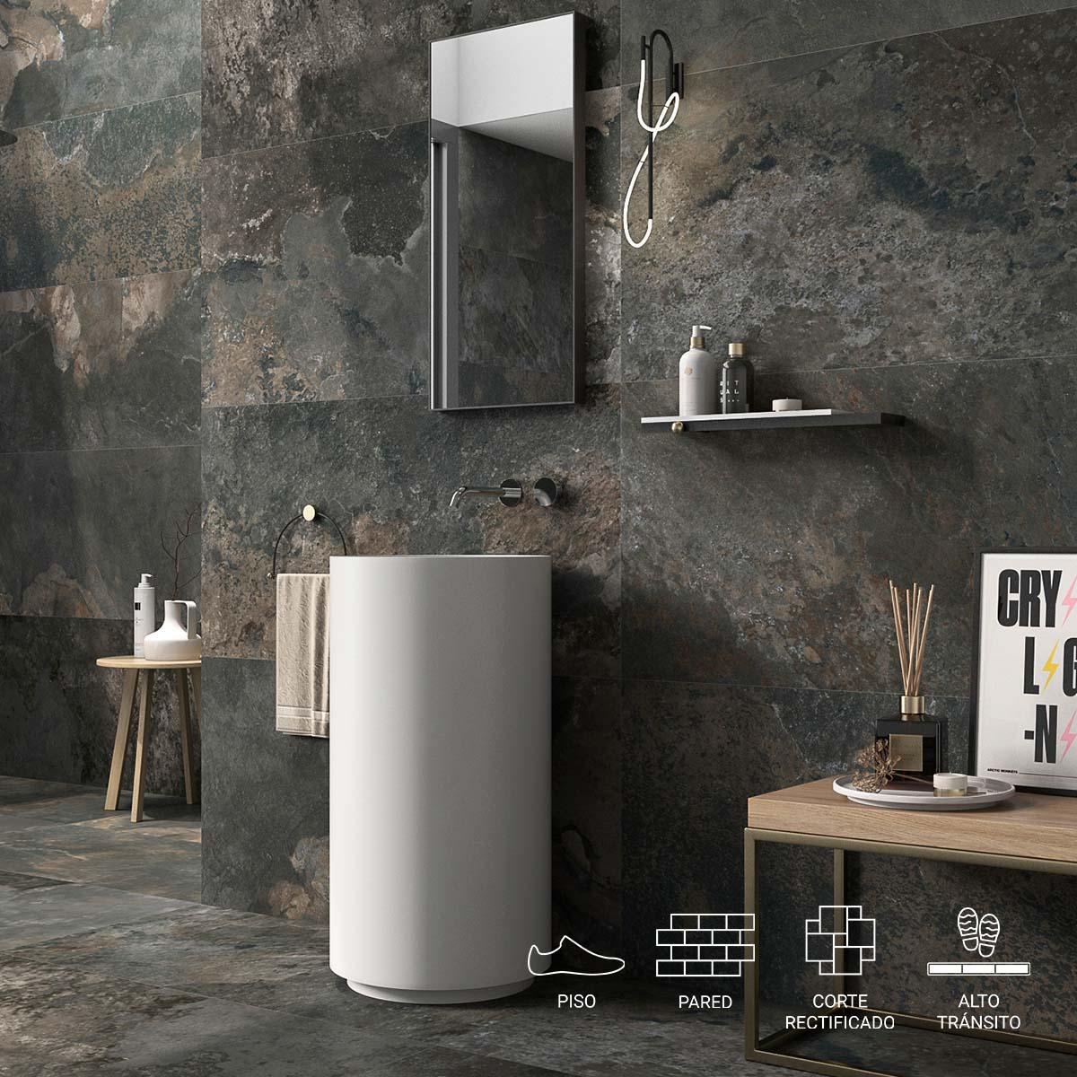 Porcelanato Borba Marengo Mate - 60X120 cm - 1.44 m2